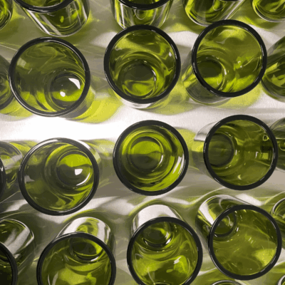 Candle jars ready for pouring at a 95indies Indie Sessions workshop